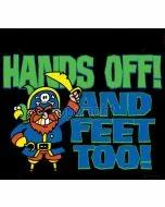 Perstransfer: Hands off! And feet too! (pirate) 18x13 - W1