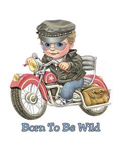 Perstransfer: Born to be wild/boy 15x15 - H2
