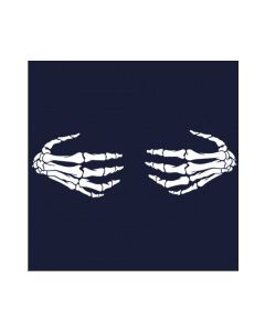 Perstransfer: Skeleton hands 20x30 - W1