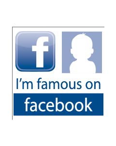 Perstransfer: I'm famous on facebook 18x15 - W1