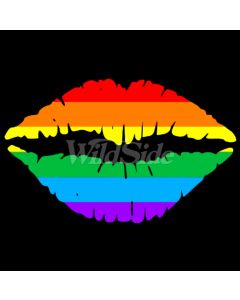 Perstransfer: Rainbow lips neon 23x15 - W1