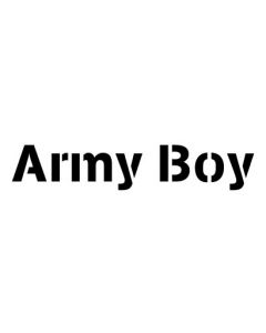 Army Boy.  ca. 33 x 6 cm