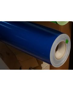 Zelfklevende polymere folie / vinyl blauw