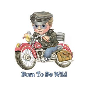 Perstransfer: Born to be wild/boy 15x15 - H2