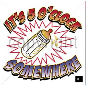 Perstransfer: It's 5 o'clock somewhere 18x15 - W1