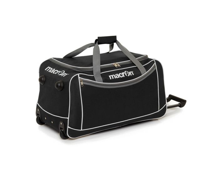 Macron sporttas op wieltjes kleur navy/white maat M