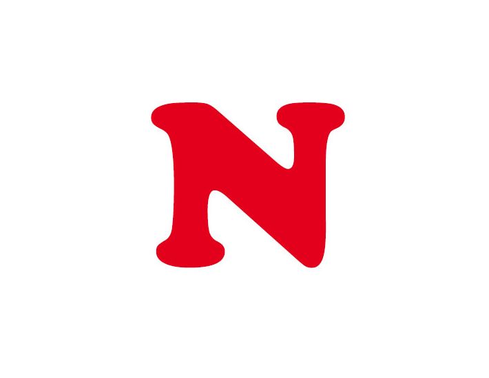 Letter N, cooper, flockfolie