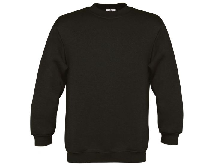 Kids crew neck sweater black